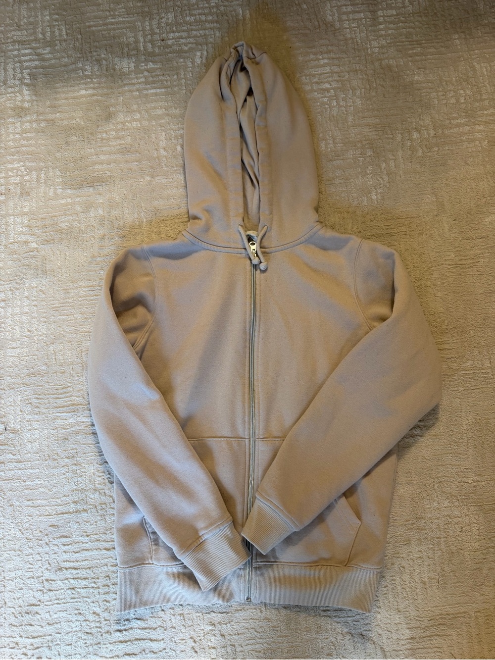 Primark Beige Zip-Up Hoodie